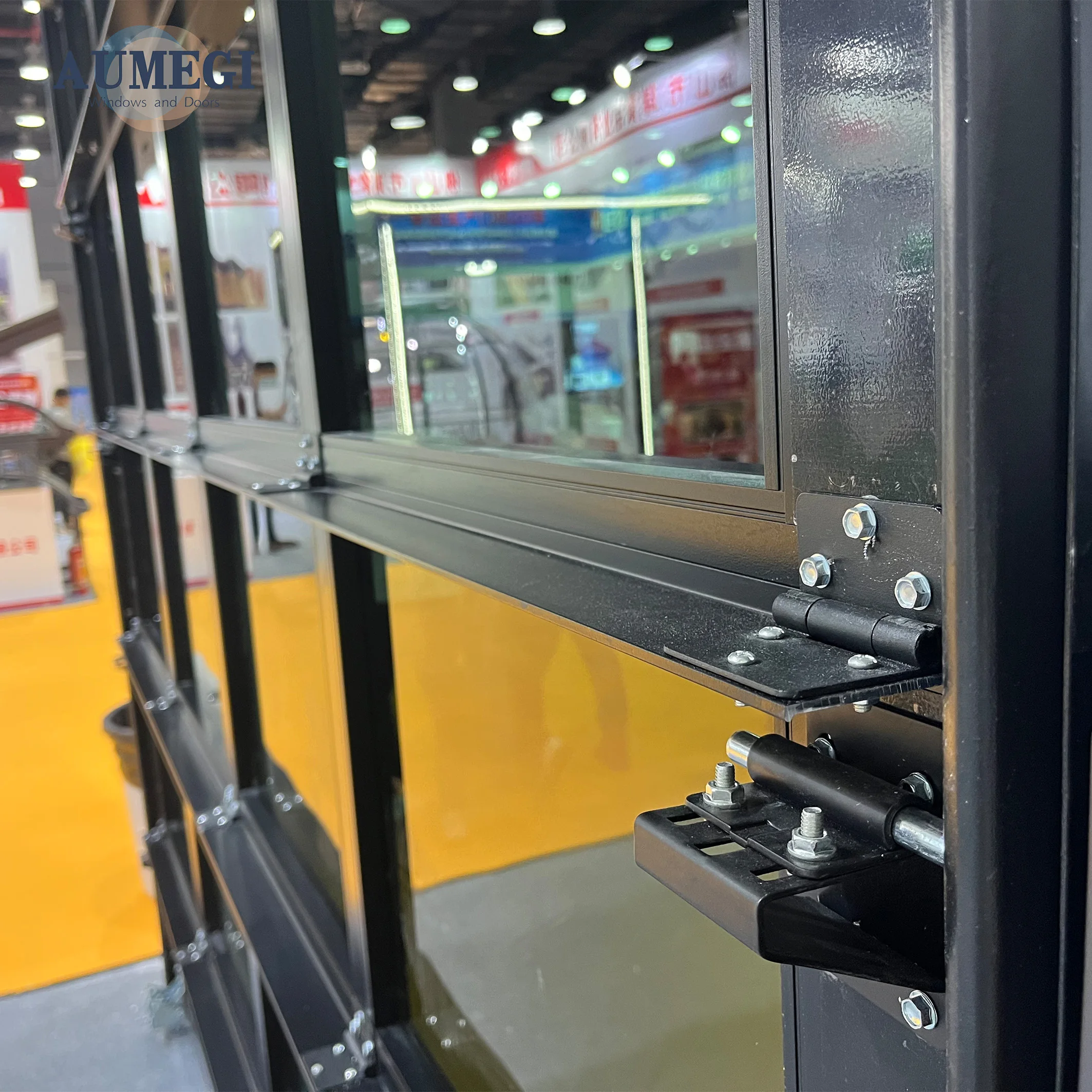 Aumegi Domestic Use Glass Garage Door Electric Motor Garage Door Competitive Price Fiber Glass Garage Door