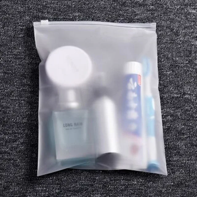 Customized plastic Transparent PE Resealable Slider zipper bag Clothing storage ziplock bag for package