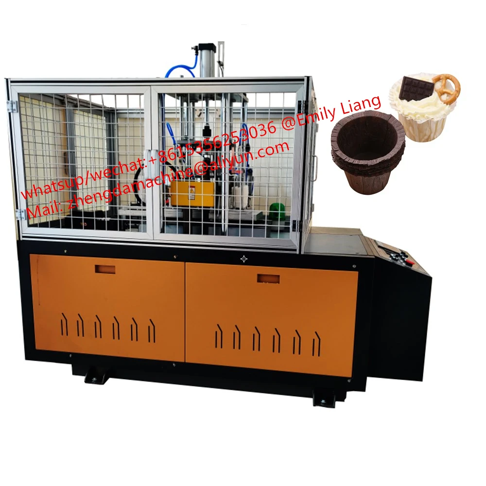 Full-automatic Paper plum baking cup cake mould machine