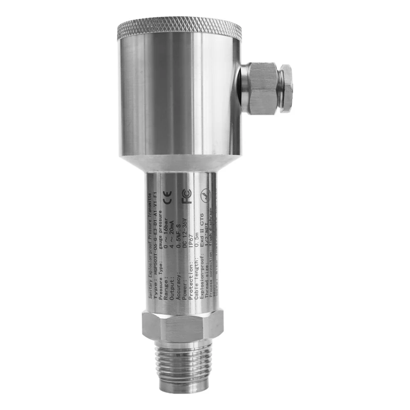 Analog 4-20mA Absolute Universal Explosion Proof Gas Pressure Transducer For Industrial Use
