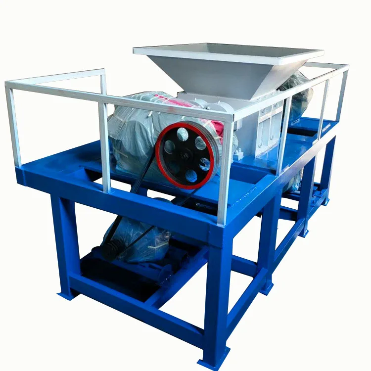 rubber Crumb Tire Shredders double shaft truck rubber car tire shredder machine for sale