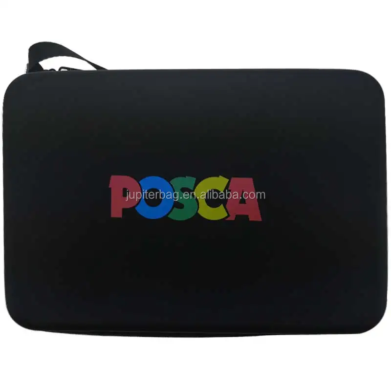 new design POSCA colour pen drawing pen crayon eva hard zipper case for all size markers