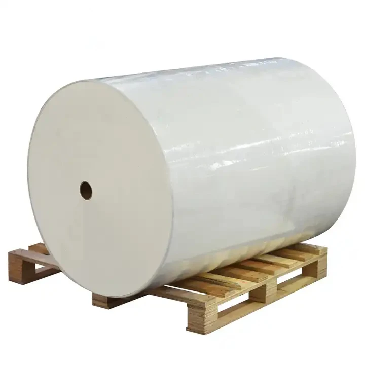 BOPP Clear Jumbo Label Material Polypropylene Sticker PP Transparent Label Jumbo Roll PP Clear Self Adhesive Paper Jumbo Label