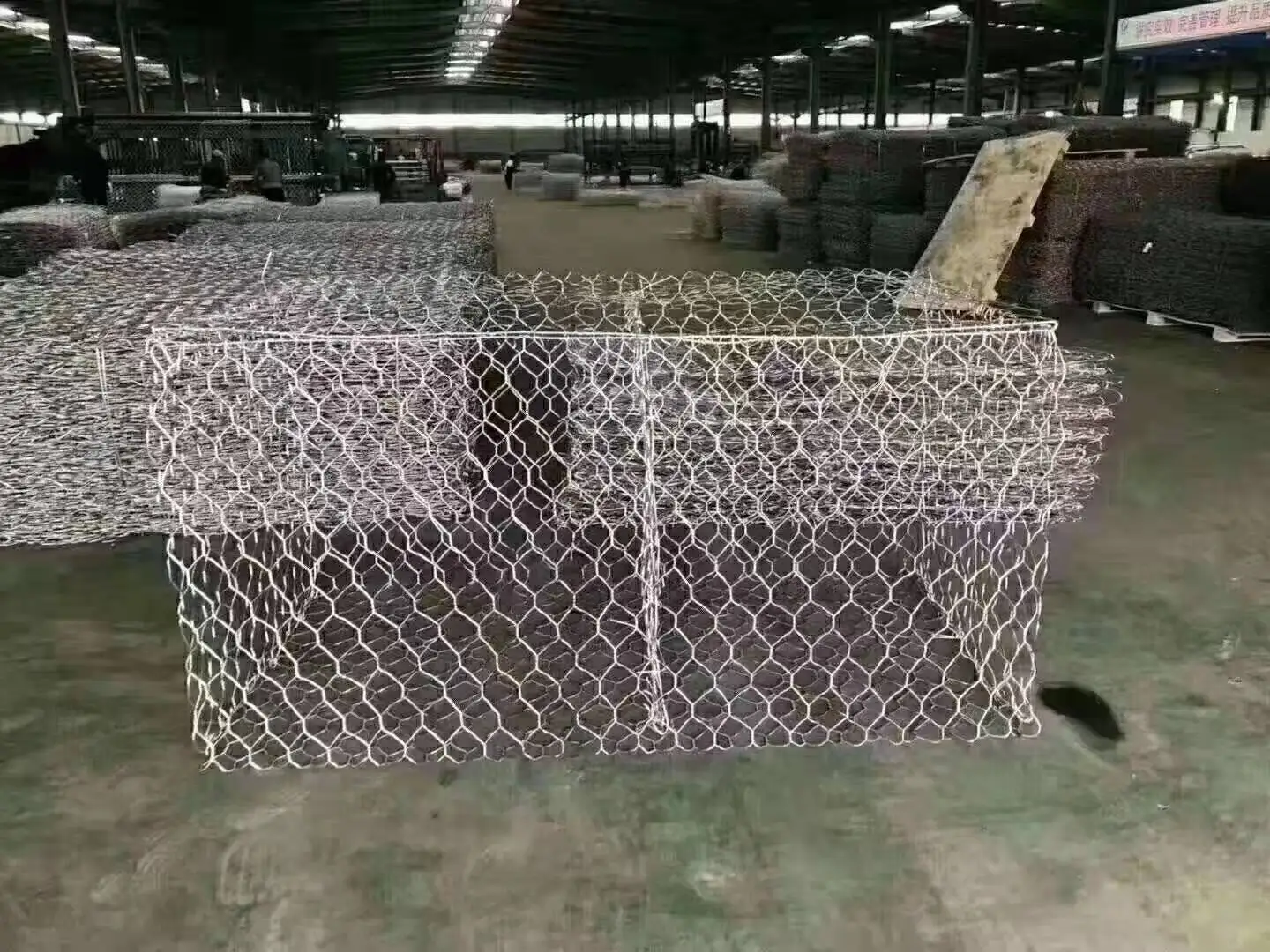 Factory Direct  Rock basket wire mesh gabion stone cage nets from Anping