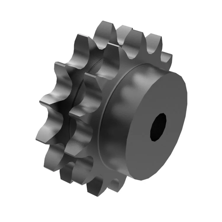 Customize surface treatment hardening Oxide black Sprocket wheel C45 steel roller chain wheel