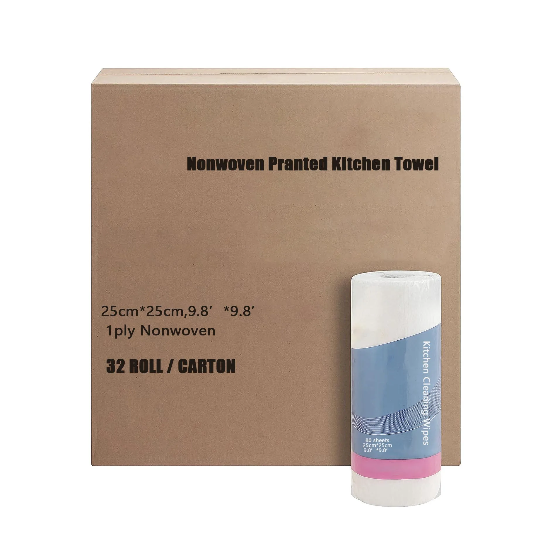 OEM Polyester Embossing reusable Kitchen Cleaning Wipes table cleaning Towel Paper Towel Cleaning Wipes