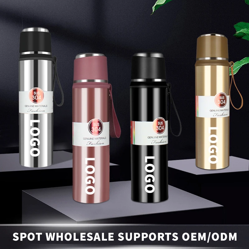 IMOGY 304 Food Grade Stainless Steel Insulated Thermos Cup Logo Design Sports Hot & Cold Water Bottle with Thermal Feature