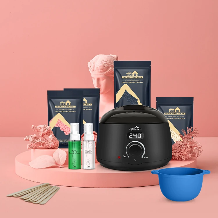 Lifestance  Amazon Hot Selling  Hair Removal Waxing For Wax Warmer Depilatory Hard Wax Beans Private Label Depilatory