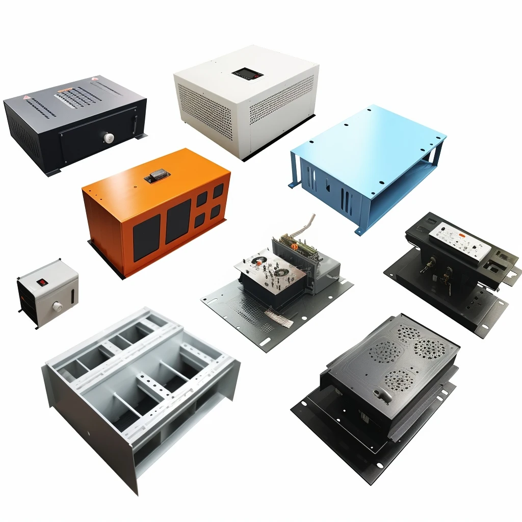 OEM High Precision Stamping Forming Sheet Metal Anodize Aluminum Junction Box Sheet Metal Enclosure