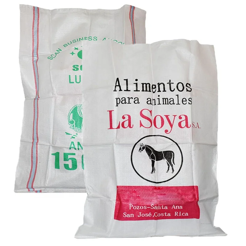 20kg 25kg custom size colorful printing bopp film pp lamination woven bag for npk fertilizer