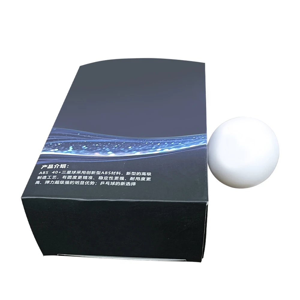 2023 Good Price China Manufacture 40mm Seamless Plastic ABS Custom Logo Table Tennis Ball Pingpong Ball