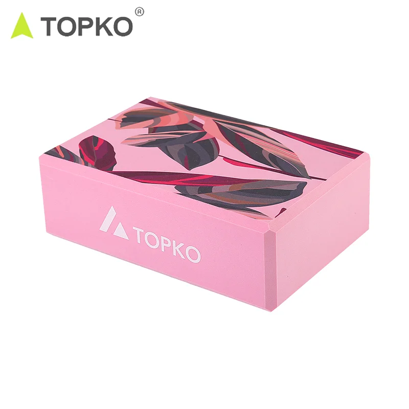 TOPKO High Quality Durable EVA Yoga Block For Fitness Gym Exercise Fitness Equipment Yoga Block