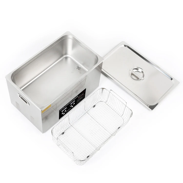 600 Power Tank 304 Stainless Steel 30L Industrial Ultrasonic Cleaner with Hot Water Cleaning Process