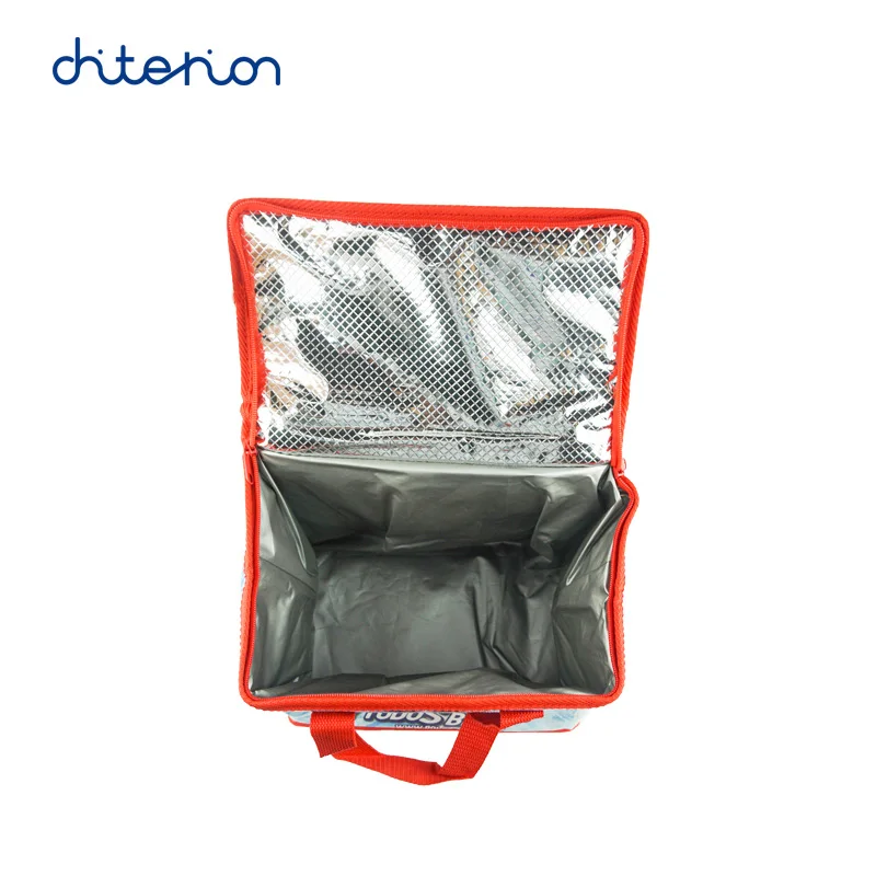 Chiterion PP/PE Woven Insulated Thermal Bolsa Milk Drink Cooler Bolsa Lunch Tote Box Cool Ice Bag for Kids Women School Office