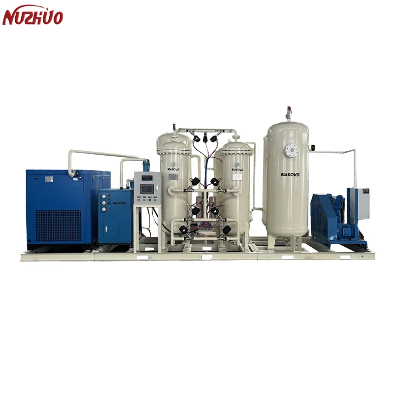 NUZHUO PSA Oxygen Generator For Fish Farm Gas Filling Machines For Cylinders