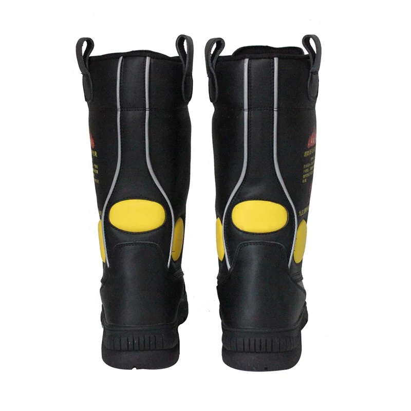 Professional Hot Sale Newest Design Fire Fighting Safety Boots For Fireman