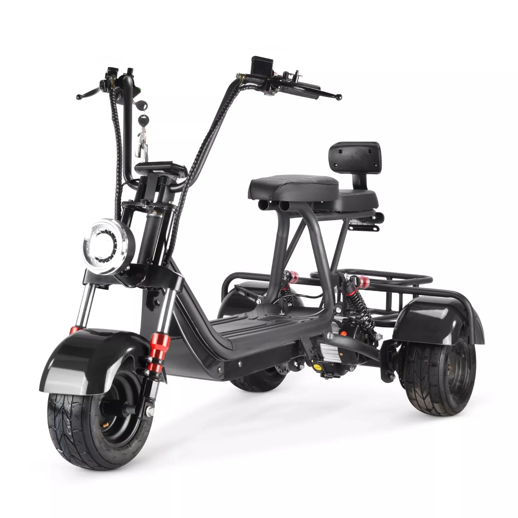 New Products Electronic Chargeable 800w 6 inch Electric Tricycle scooter for adult Motorcycle Lithium Battery e scooter bike
