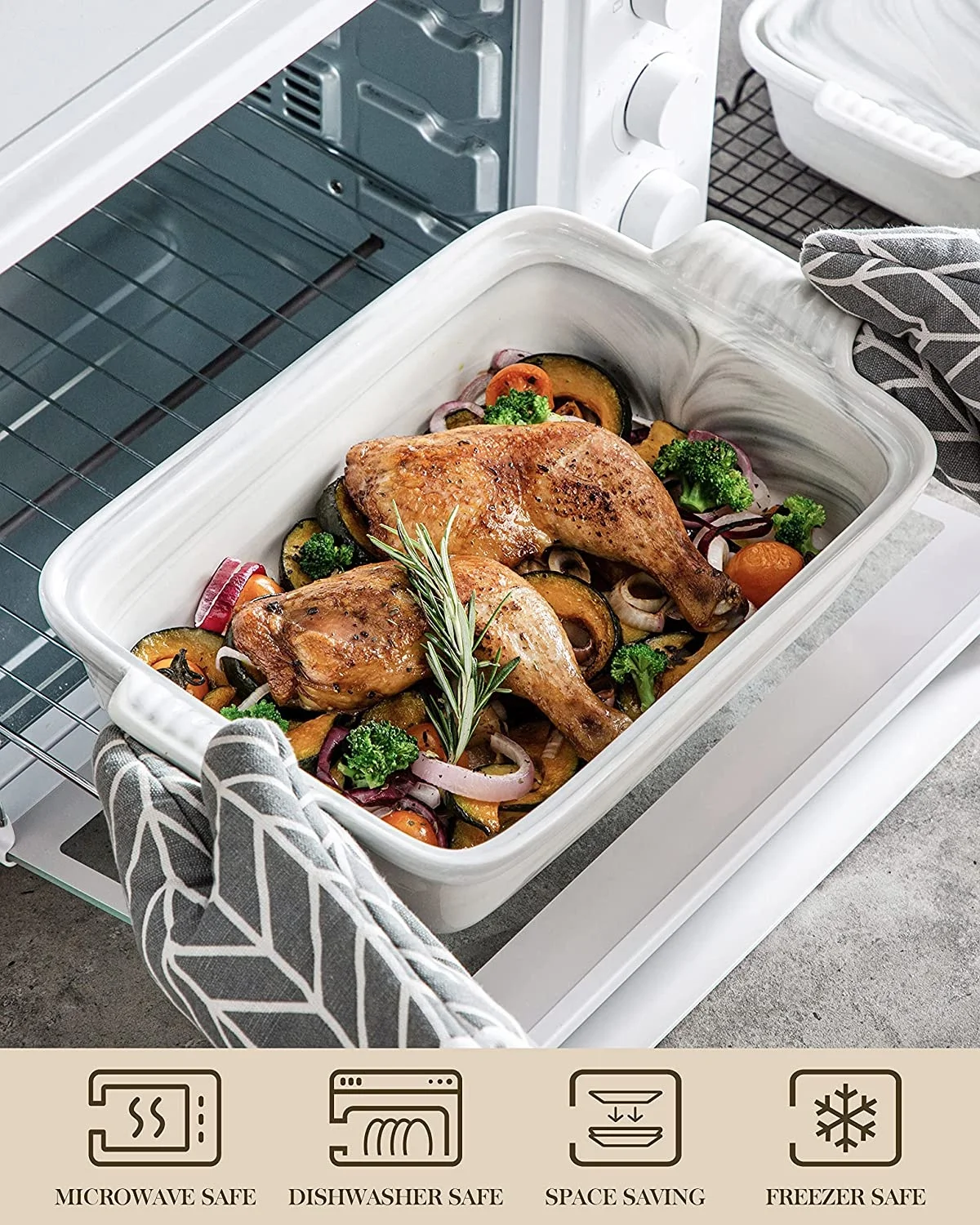 Кастрюля с крышкой кастрюля для выпечки 9x13 лазаньи 3 4 кварт керамическая посуда набор кастрюль