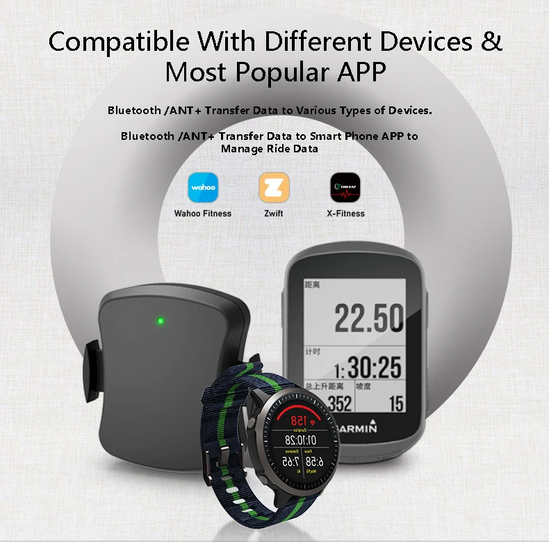 Оригинальный велосипедный компьютер CHILEAF Ble ANT + с датчиком скорости и частоты вращения