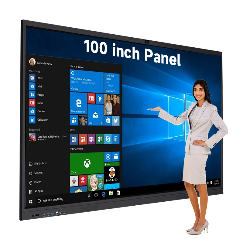 75 85 98 110 inch multi touch screen monitor smart board for teaching school interactive smart boards interactive panels