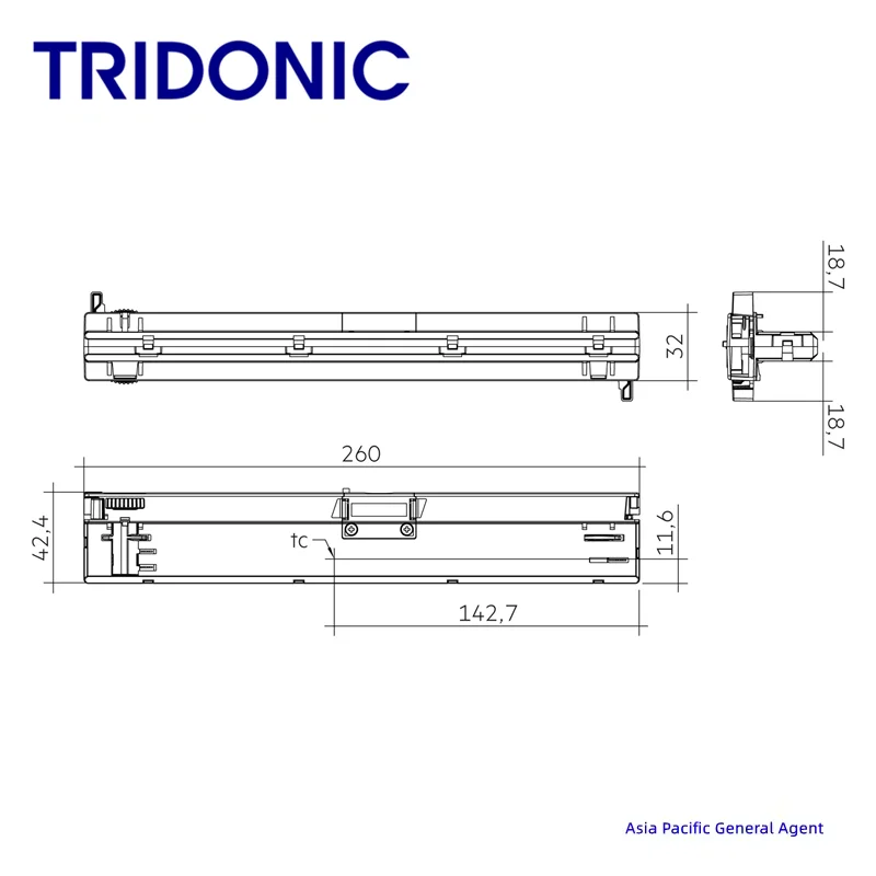 Драйвер Tridonic LC 40 Вт 500-1050mA o4a NFC T EXC3 DALI постоянный ток на дорожке светодиодный драйвер артика№: 87500899