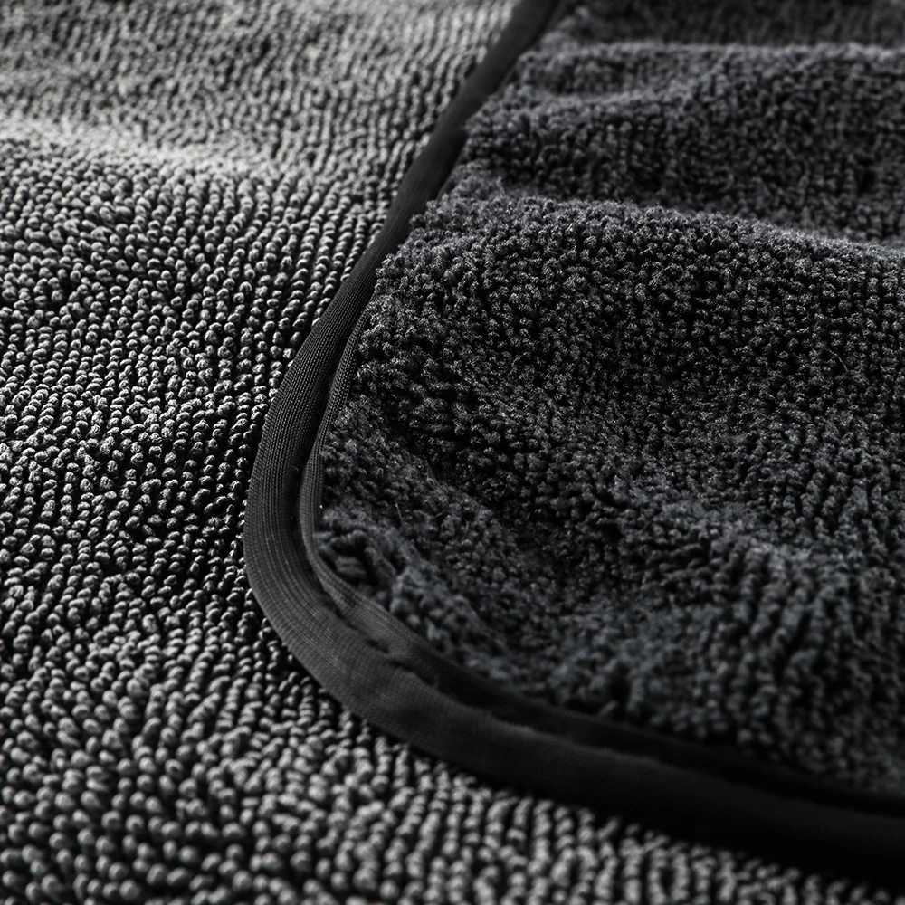 Super Large Absorbent Twist Microfiber Car Wash Fast Drying Towel Amphibious |Dry + Clean| Coral Fleece Thick Plush Car Cloth