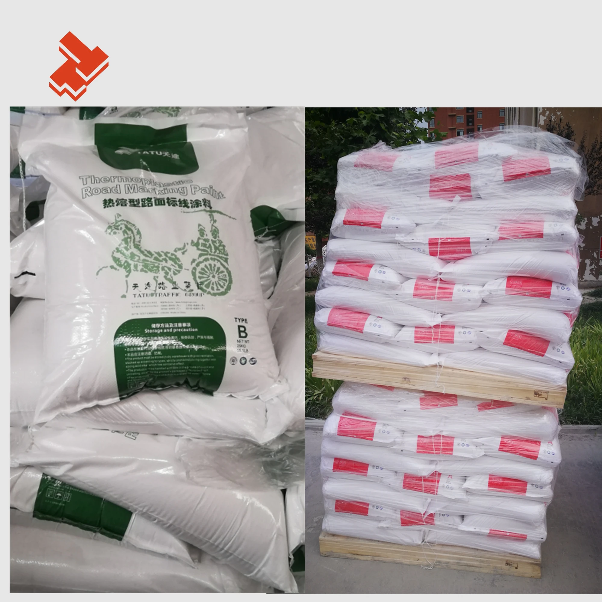 
Factory Price Thermoplastic Road Marking Paint High Reflective Yellow Color 