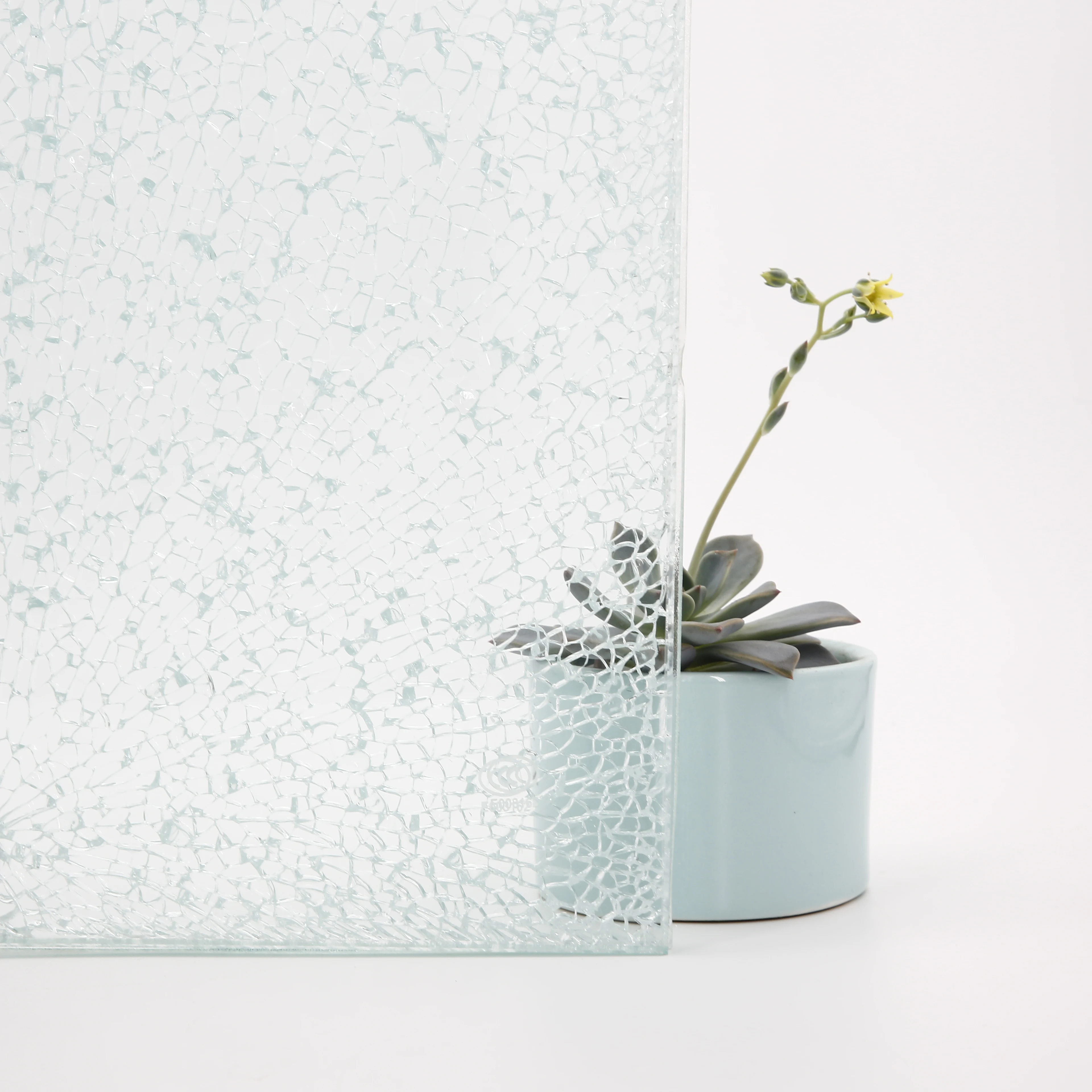 OBS Glass Factory Wholesale 3mm 4mm 5mm Crolled/Wired Ceramic Frosted Pattern/Figured/Patterned Glass for Flora, Nashiji
