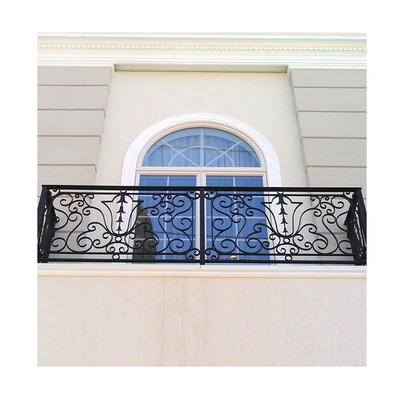 Lightweight and Strong Impact-Resistant Villa Balcony Fence No Rust Formaldehyde-Free Powder Ink Spray Metal Security Fence