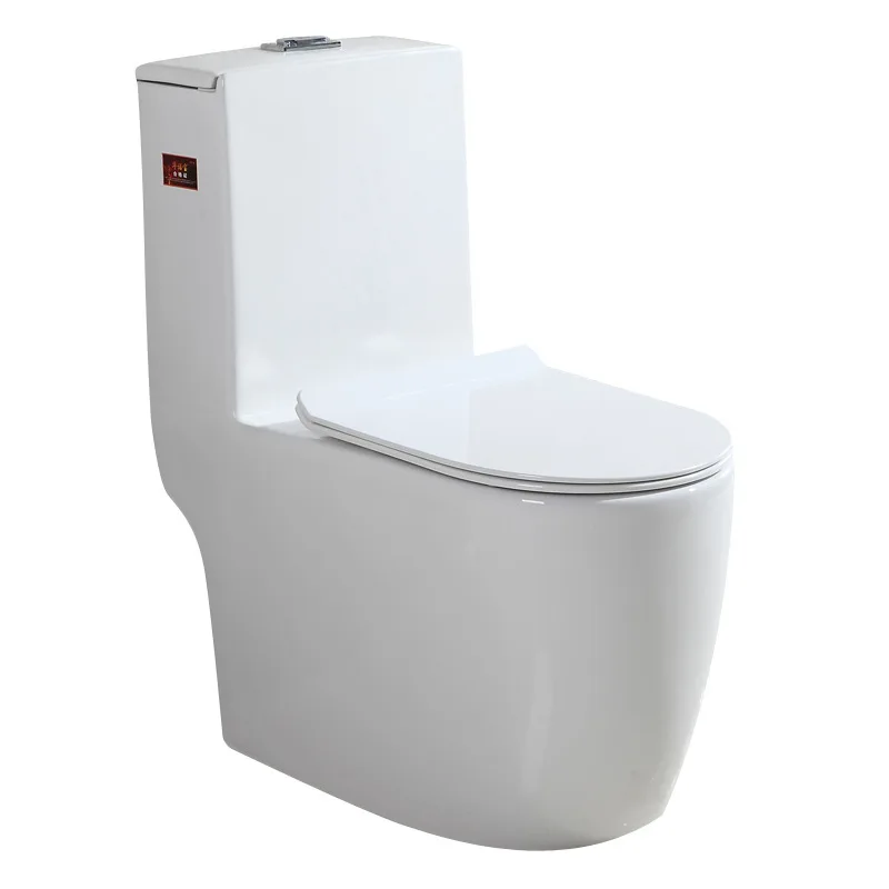 Household Zhijie Glaze Super-Xuan Backwash Siphon Toilet Deodorant Silent Integrated Impulse Large Caliber Toilet