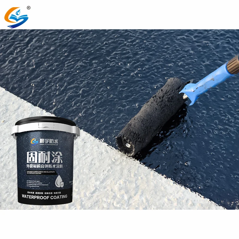 Best Basement All Weather Liquid Cold Applied Roofing Compound Waterproofing Exterior Foundation Coating For Concrete Flat Roof