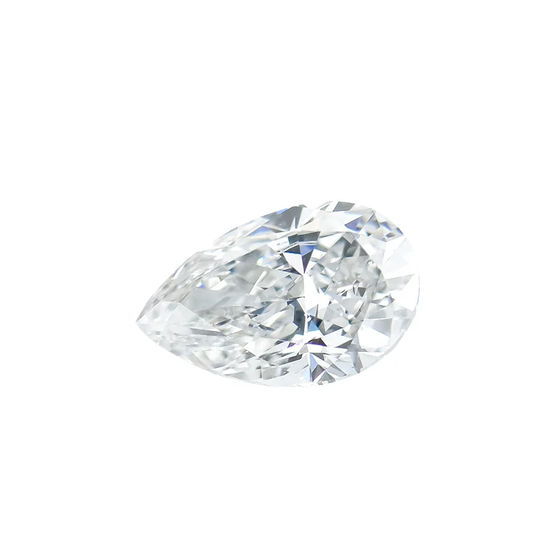 Горячая распродажа лаборатория E VVS2 алмазная груша огранка сертификат IGI 5ct 1 2ct 3ct HPHT CVD выращенная для кольца ожерелье серьги