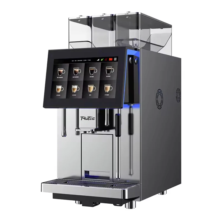 Big touch screen fully automatic coffee machine espresso machine with consistent concentration for commercial business use