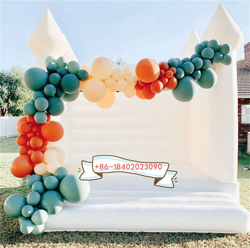 Cheap price white bouncy castle white bouncy castle white bouncy castle for wedding