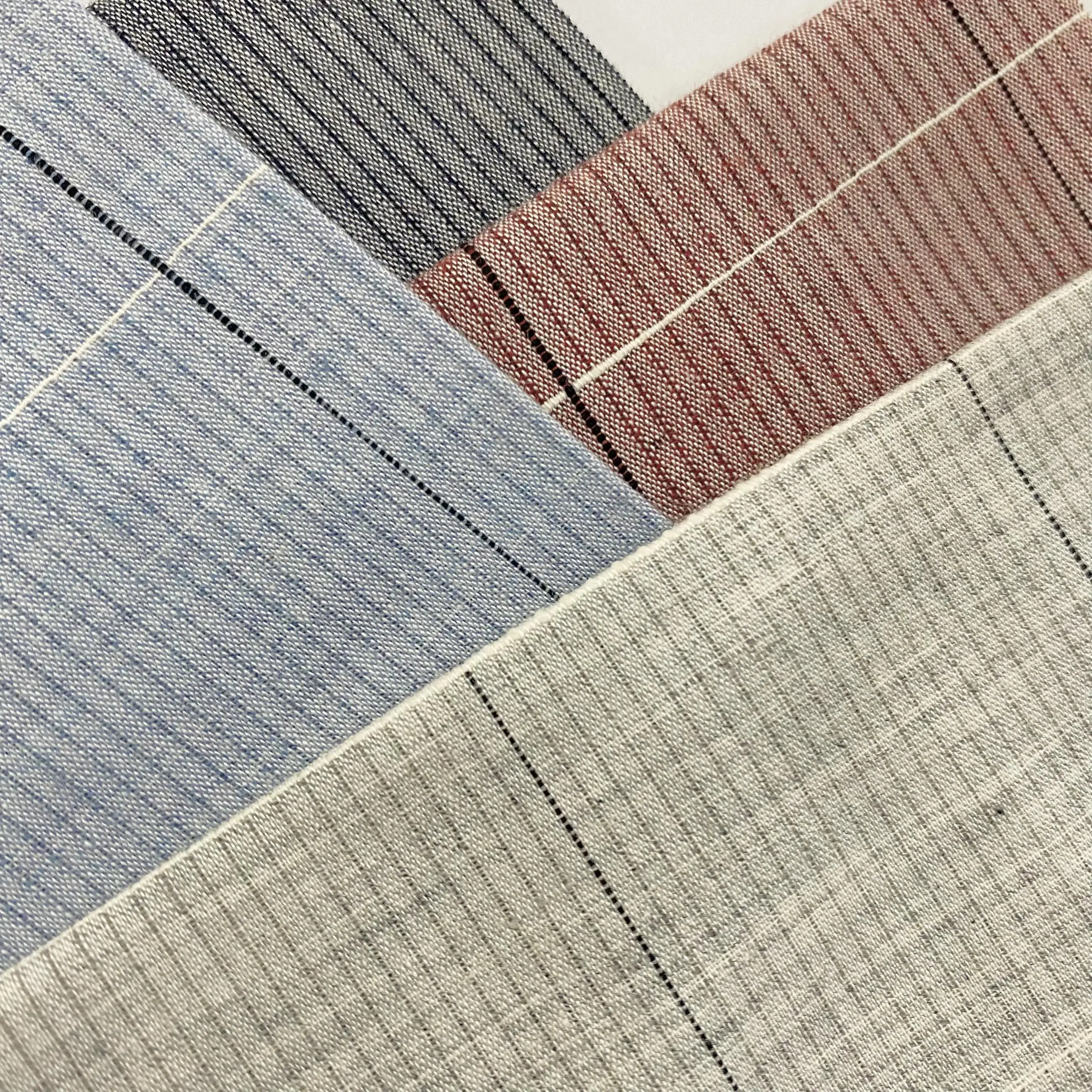 Woven 100% cotton yarn dyed plaid shirt fabric for garments/shirting with good price