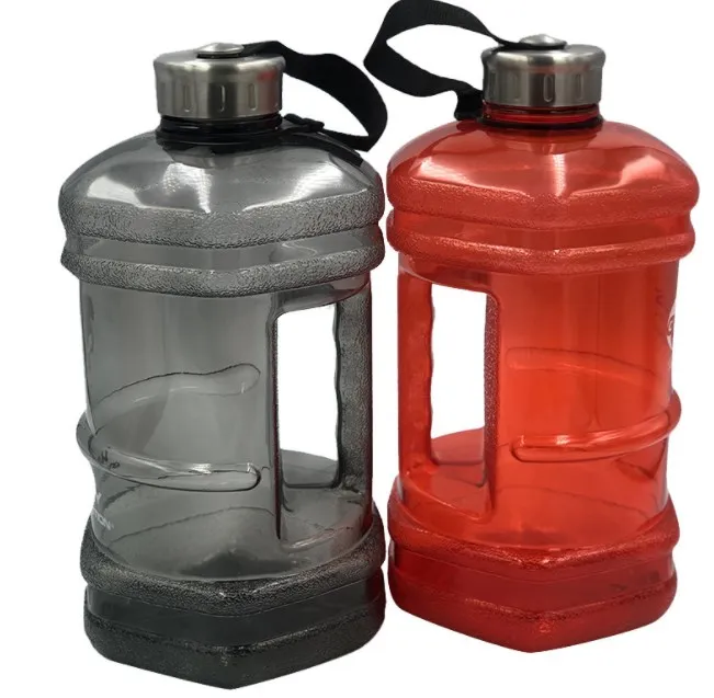 2.2L Sports Water Bottle 75oz Half Gallon Leakproof BPA Free Odorless Solid Jug Daily Gym Fitness Athletic for Camping Hiking