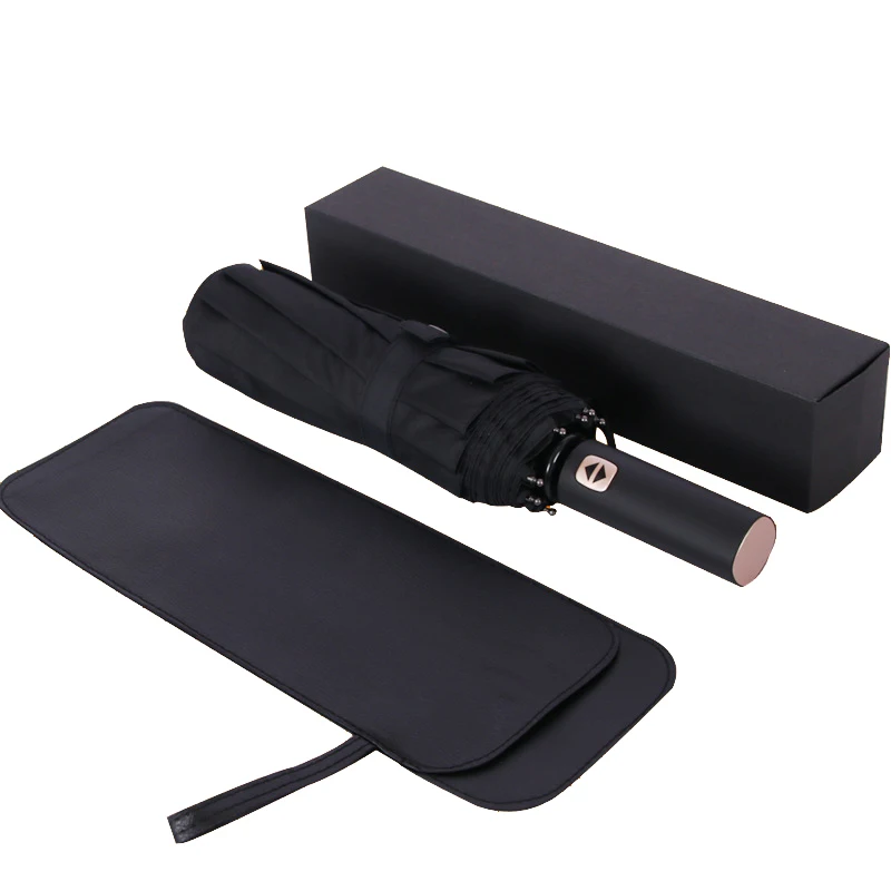 Amazon Hot Sale Paraguas 3 Folding Umbrella With Logo Compact Travel Umbrella Windproof