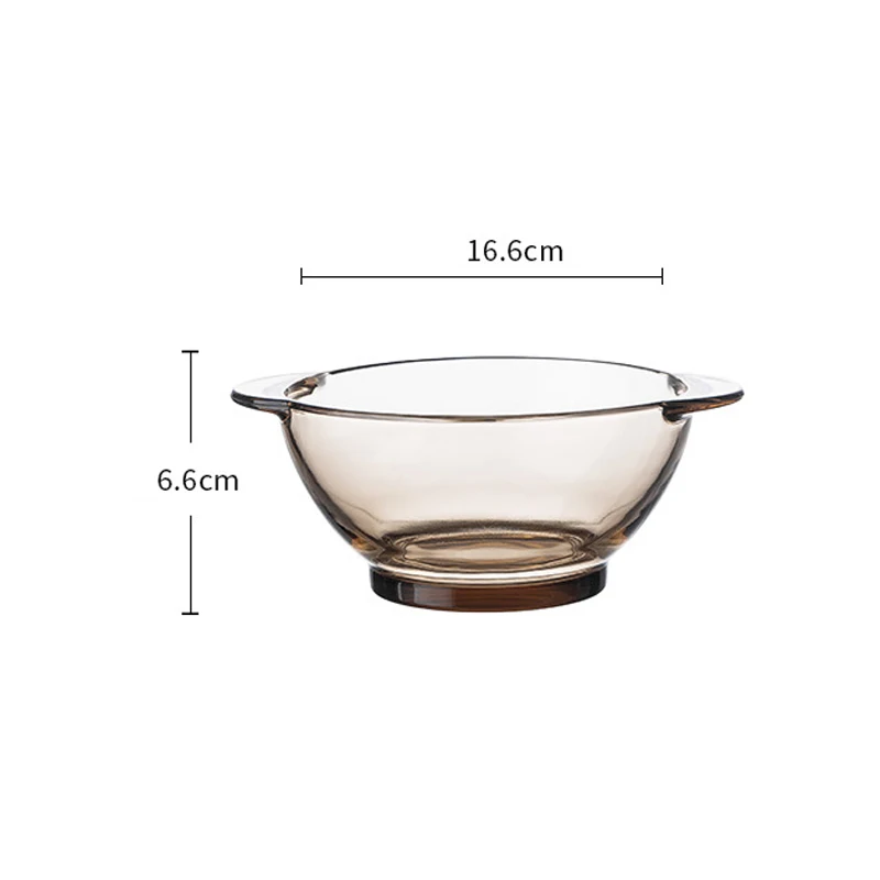 400/475ml High Borosilicate Glass Dessert Cup Clear Glass Pudding Ice Cream Yogurt Cup