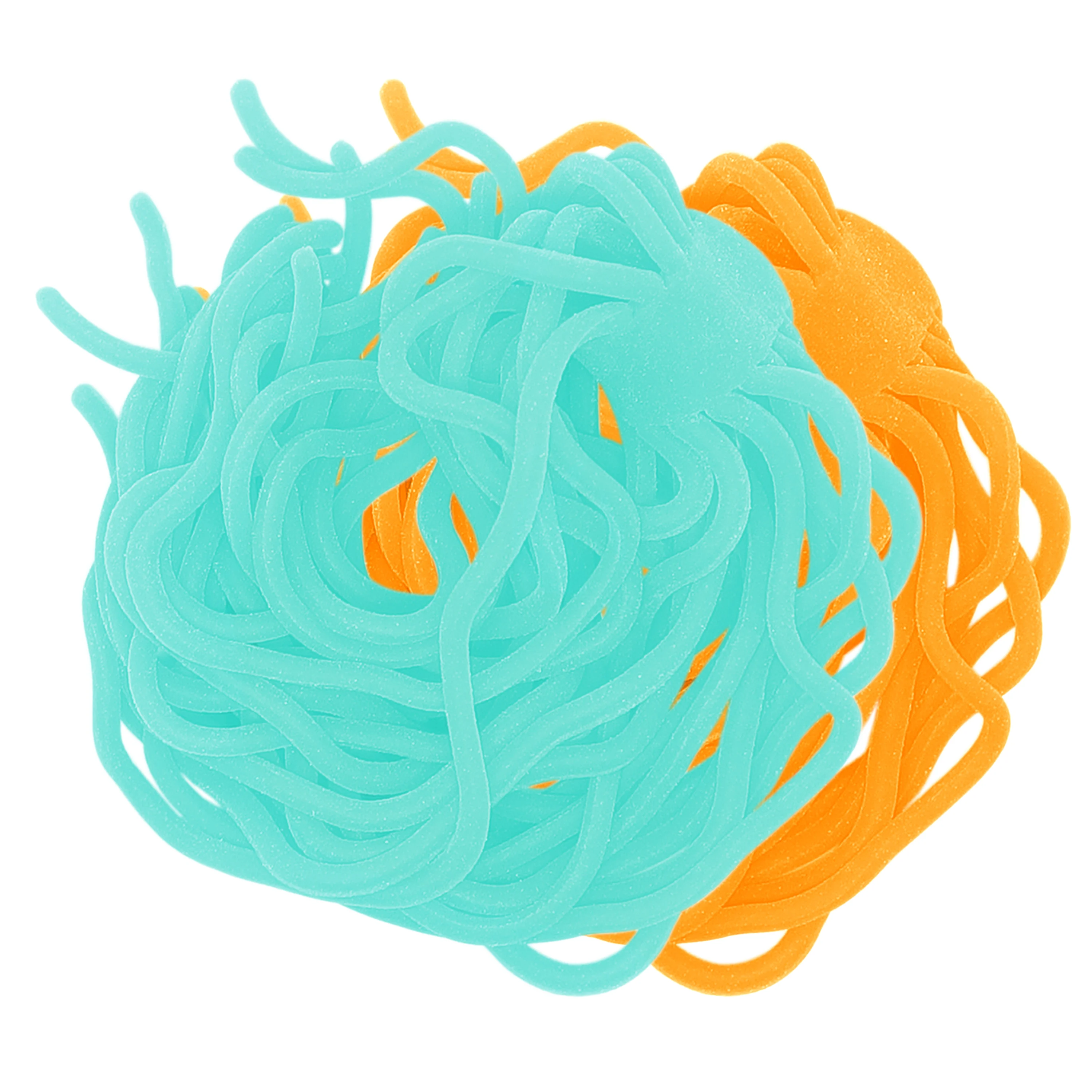 SAMSFX Fly Fishing Tying Materials Squirmy Wormy Artificial Kit Worm Soft Lure Flies Plastic Worms Soft Fishing Lures