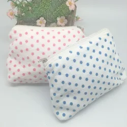 Handmade Cosmetic Bags Waterproof Cute Printing Pink Female Case Women Toiletry Pouch Pu Leather Make Up Bags For Girls