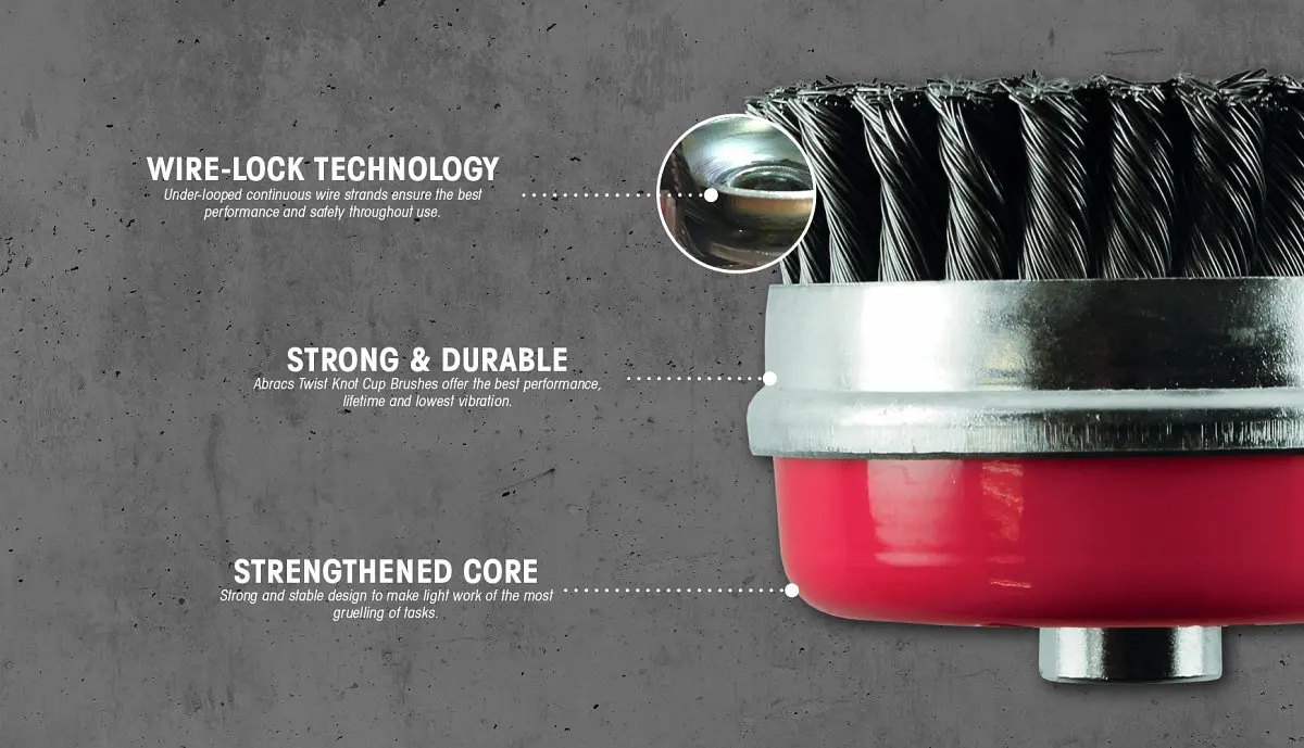 DELUN 36 Years Factory China Manufactures Professional Competitive Good Price 5 Inch 125 mm Best Quality Twisted Wire Cup Brush