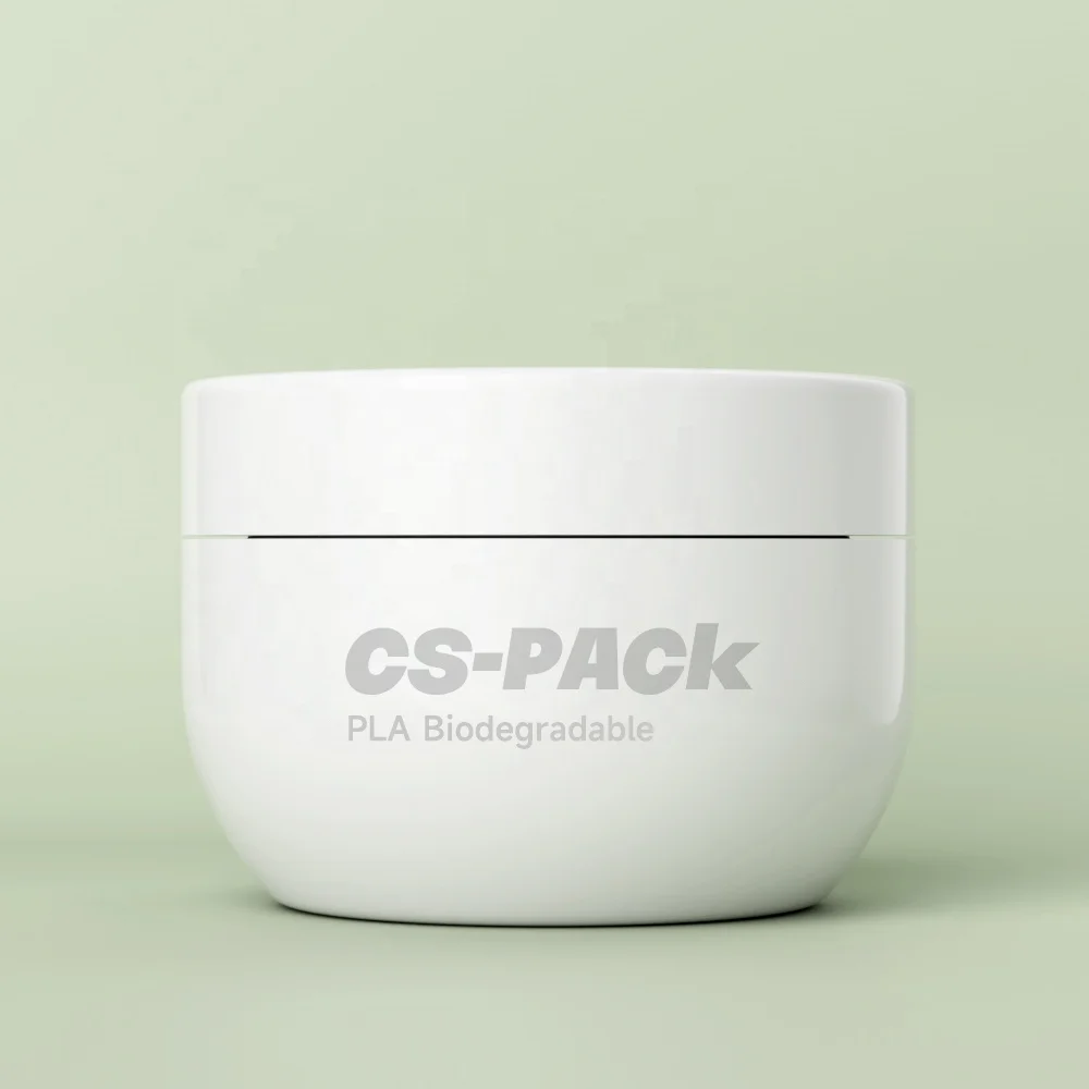 Eco Friendly Packaging Custom Label Empty PP Plastic Blue 10 30g Brow Nail UV Gel Polish Lacquer Jars With Box For UV Gels 50ml