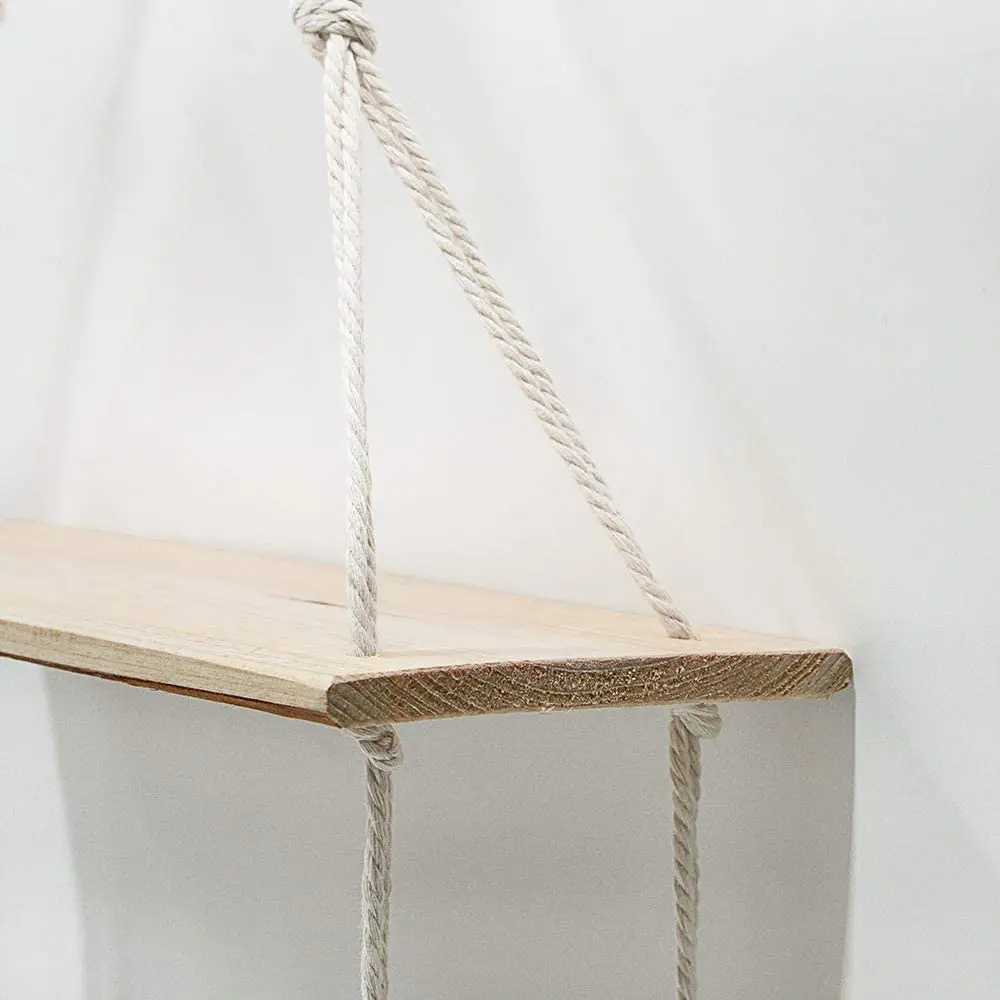 Best Selling Hanging Plant Stand Modern Decor Wooden Wall Mount Shelf