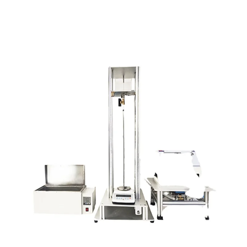 Medical devices undergo a liquid flow testing equipment under hydrostatic pressure
