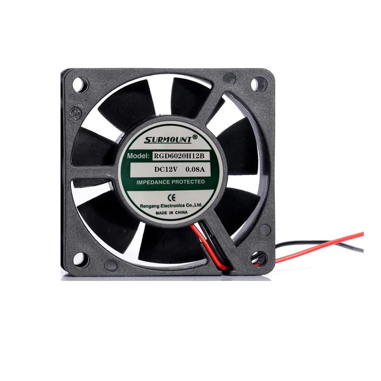 6020 Dc Cooling Fan Small Exhaust Poultry Farm Dc Cooling Fan For Servo