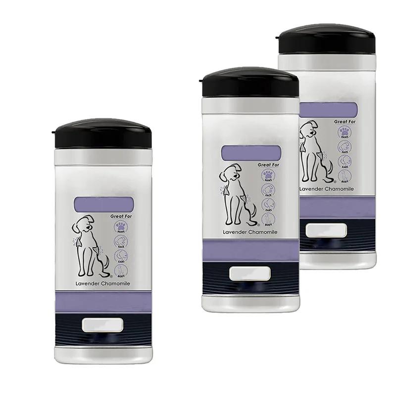 Custom Pet Compostable Portable Bulk Canned Cleaning Wipes Dog Wipes Organic