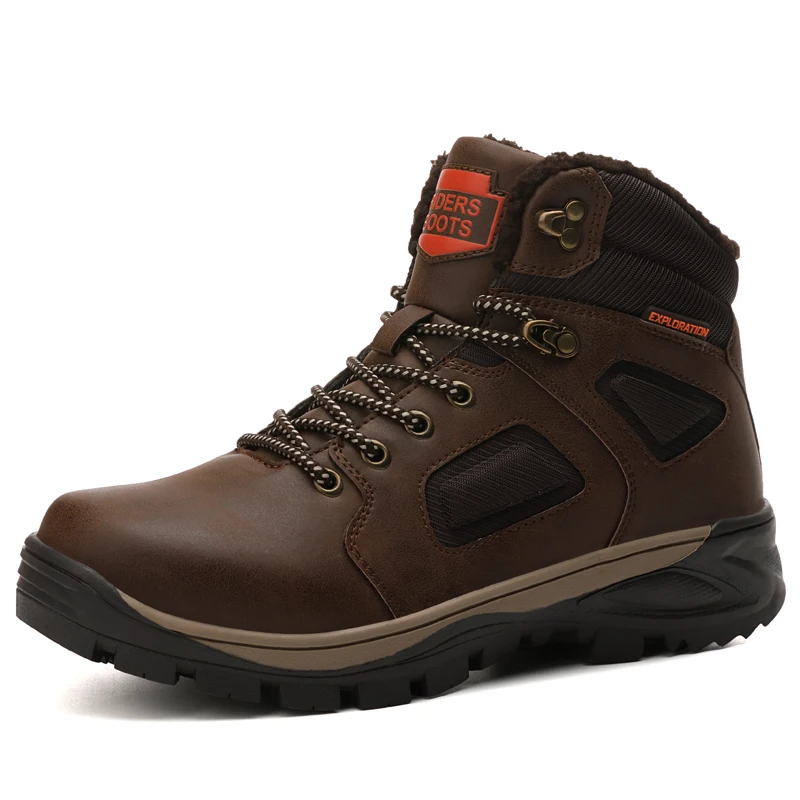 Winter anti-slip waterproof climbing hiking martin boots top quality shoes for men