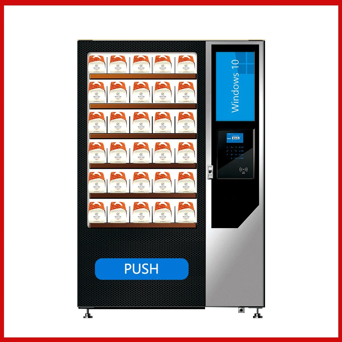 Set-up Candy Use For Pet Food Locker Type Scroll To Drop Vending Machine