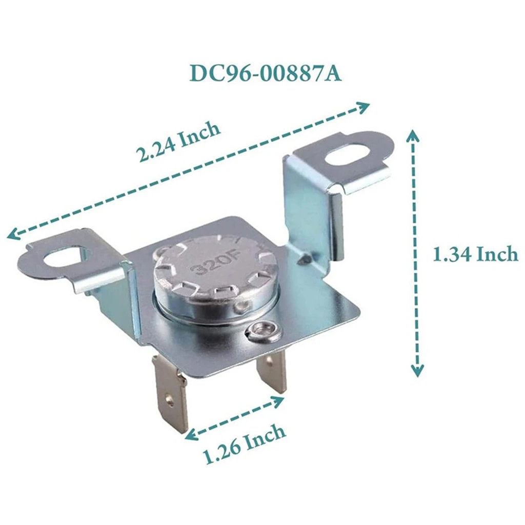 DC47-00016A DC96-00887A DC32-00007A DC47-00018A Thermal Fuse Dryer TThermostat Dryer Kit Replacement Part Part
