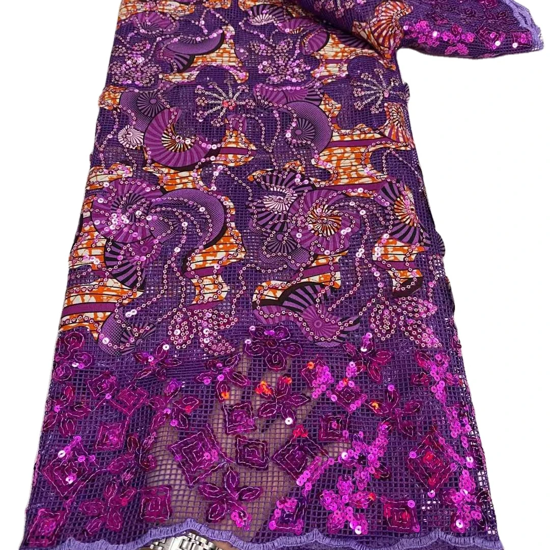 VDP0207-16 net lace embroidery luxury lace fabric